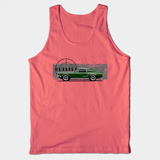 The iconic muscle car from McQueen movie Tank Top by jaagdesign